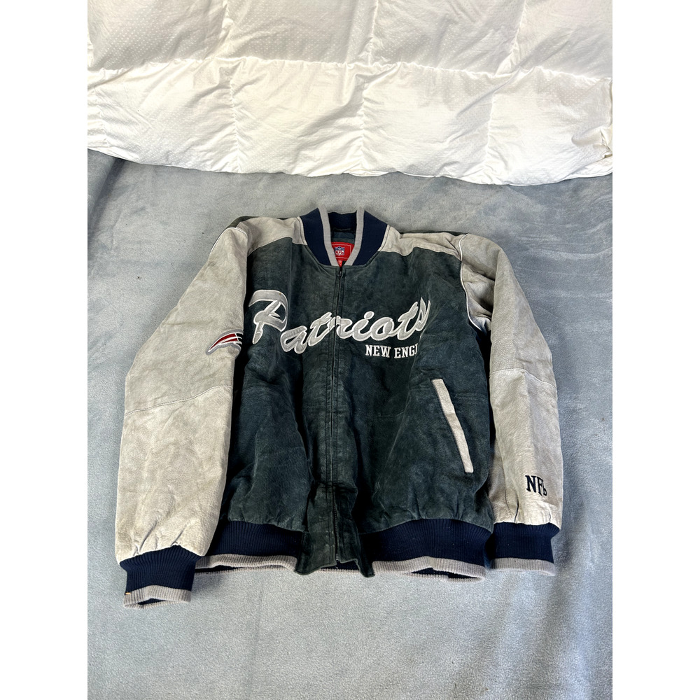 New England Patriots NFL Bomber Jacket Men's Size XL